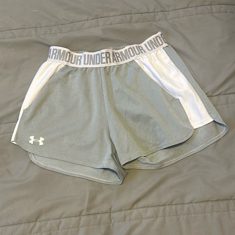 Under Armour Light Gray Performance Shorts